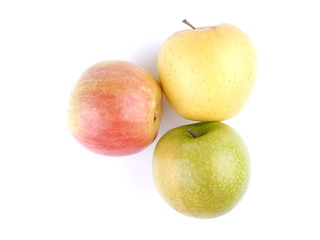 apple on a white background