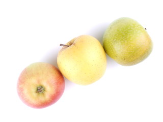 apple on a white background