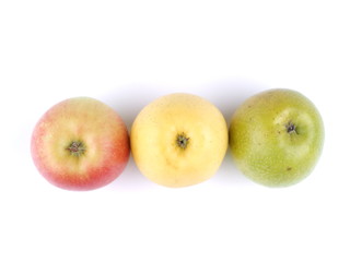 apple on a white background