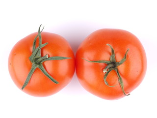 tomato on a white background