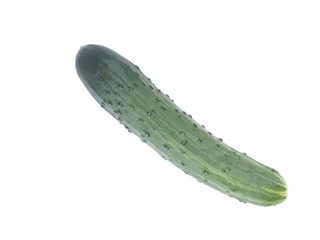 cucumbers on white background