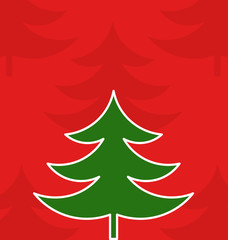Christmas trees background