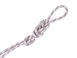 rope knot on a white background