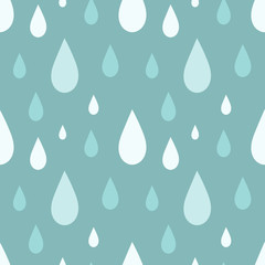 Rain seamless pattern