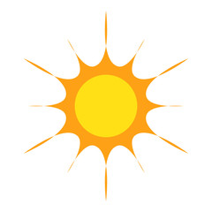 Sun icon vector