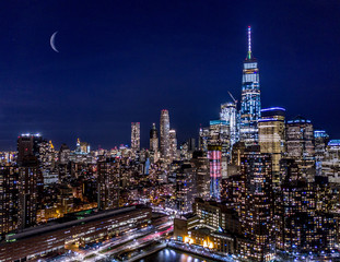 Moon Over Manhattan
