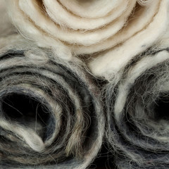 Twisted wool scarf