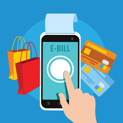 ebill electronic bill pay online with smartphone