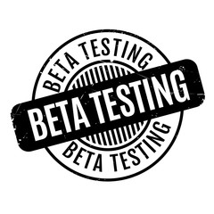 Beta Testing rubber stamp