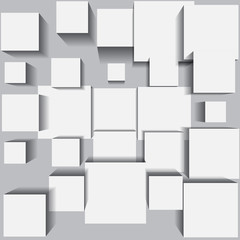 Abstract background with white square