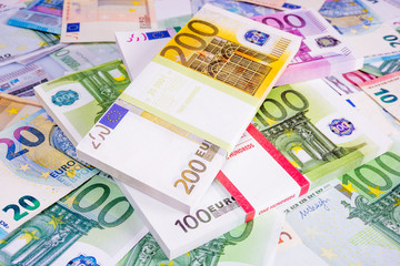 Euro Money. euro cash background. Euro Money Banknotes