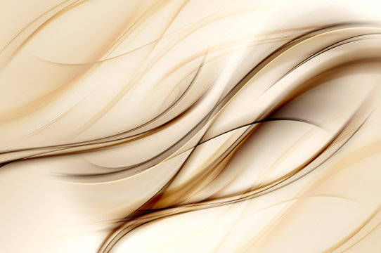 Brown Waves Background © SidorArt