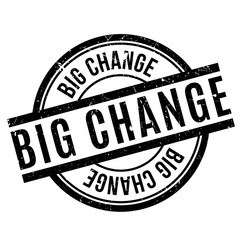 Big Change rubber stamp