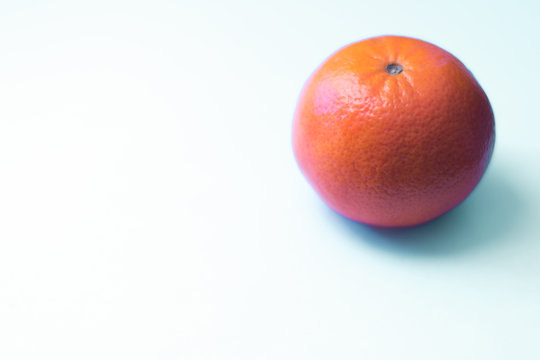 tangerines on a white background