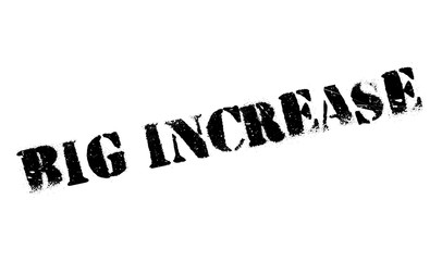 Big Increase rubber stamp