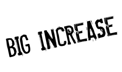 Big Increase rubber stamp