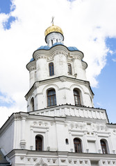 Fototapeta na wymiar building a church in Ukraine, temple