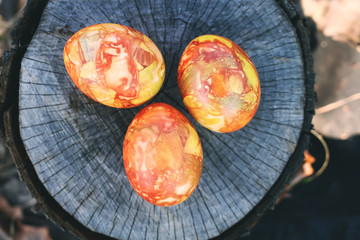 Colorful Easter eggs