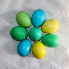 Colorful Easter eggs 