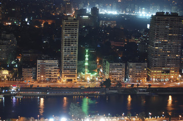 Naklejka premium Cairo at Night - Egypt