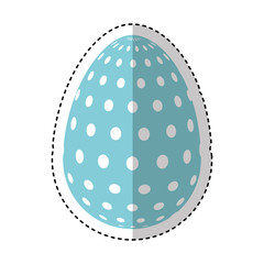 egg paint easter season vector illustration design