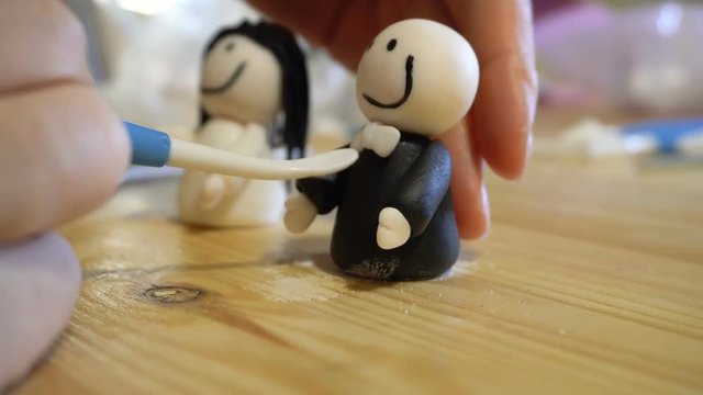 Making character of mastic