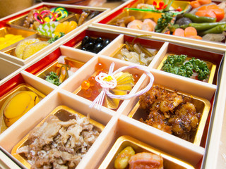 Japanese traditional food of the new year, OSECHI