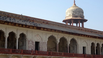 Fototapeta premium Anguri Bagh en el fuerte Rojo de Agra. Uttar Padesh . India 