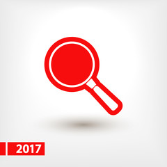 Search  icon, vector illustration. Flat design style