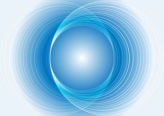 Abstract blue light vector background