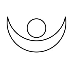 human figure silhouette icon vector illustration design