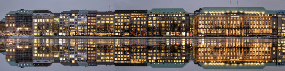 Panorama Ballindamm Hamburg