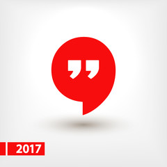 dialog  icon, vector illustration. Flat design style