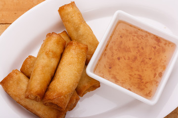 crispy spring rolls