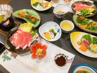 Japanese traditional full-course meal