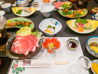 Japanese traditional full-course meal