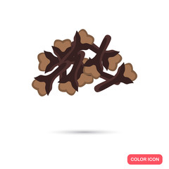 Cloves color color flat icon for web and mobile design