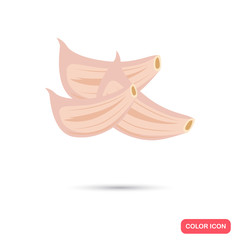 Garlic cloves color flat icon for web and mobile design