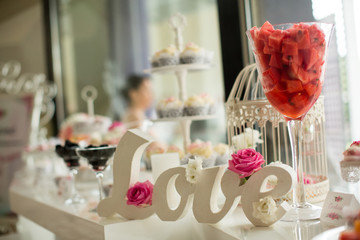 Wedding decoration details