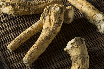 Raw Organic Brown Horseradish Root