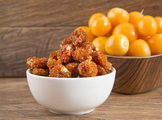 Uchuva dried fruit (Physalis peruviana)