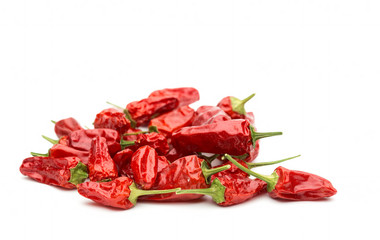 Dried red chilli pepper 'capsicum annuum'