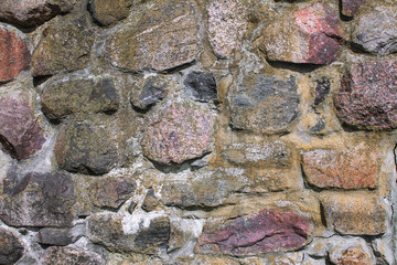 Stone wall exterior, background with texture