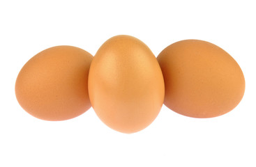 Eggs isolated