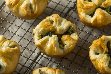 Homemade Spinach Muffin Puff