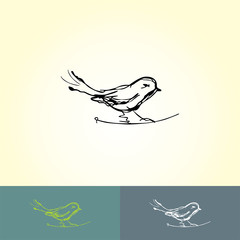 bird logo icon 