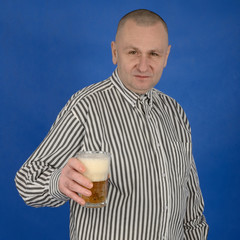 Man with beer