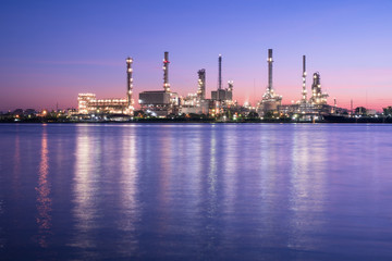 oil and gas refinery petrochemical factory