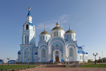 Temple of the Kazan icon of the Mother of God in Saransk. Russia