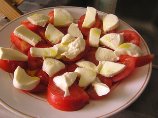 tomato mozzarella